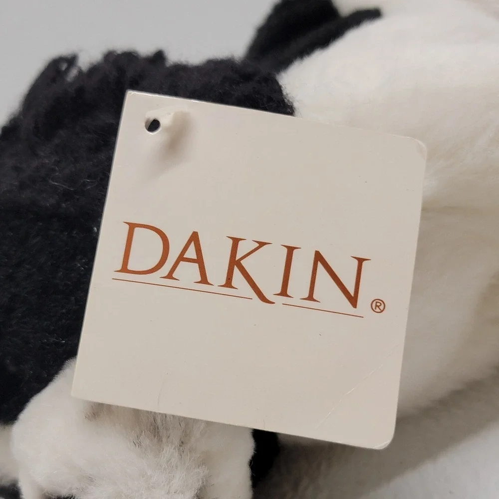 Dakin Baby Pups Brinkley Springer Spaniel White Black Puppy Dog Plush